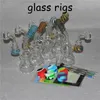 Small Bong Smoking Glass Waterpipes Bubbler Hookahs Thick Oil Rigs Dab Bongs With 14mm Banger 6.3 Inchs