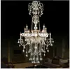 Free Shipping Cognac Color Chandelier Crystal Pendant Chandelier Lights Fixtures Hotel Crystal Lighting Lamp Staircase Long Chandelier Light