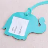 50PCS Lucky Elephant Luggage Tags Baby Shower Favors Wedding Party Giveaways Gift Airline Luggage Creative Gifts RRA1909