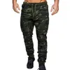 Pantalon pour hommes 2021 Hommes Hiver Chaud Fermeture à cordon Slim Fit Camo Jogger Gym Athletic Pantalon de survêtement Sports Harem Joggers195V