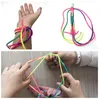 Colorful Strings Rainbow Rope Finger Game Tool Nostalgic Toys Novelty Intelligence Development Fancy Toys Gifts For Children