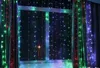 Al aire libre 6m x 5 m / 6mx4m 960 / 768Leed cortina Luz intermitente Luz de Navidad Fondo de boda Luz de fondo AC110V 220V