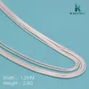 10 pcs 1.2MM Snake necklace fashion woman jewelry 16-24 inch chain necklace 925 silver chain sweater chain gift + 925 lobster clasps tag