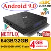 안드로이드 9.0 TV 박스 T9 4GB RAM 32GB/64GB 록칩 RK3318 1080P H.265 4K 구글 플레이어 스토어 TVBOX