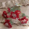 3 st / lot artificiell peony blomma dekorativa silke falska blommor 6 huvuden peonies för heminredning diy bröllop dekoration krans trädgårdsvägg