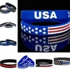 Thin Blue Line American Flag Bracelets Silicone Wristband Soft And Flexible Great For Normal Day Party gifts