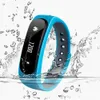 E02 Inteligentna bransoletka Wodoodporna aktywność sportowa Bluetooth Tracker Smart Watch Call SMS Reminder Smart Wristwatch dla iPhone IOS Android
