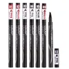 LULAA Waterproof Sopracciglio Penna a quattro griffe Eye Brow Tint Makeup 6 Colori Matita per sopracciglia Marrone Nero Grigio Brush Cosmetics 120 pz / lotto DHL