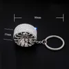 Sleutelhangers Hoge Kwaliteit Duurzame Rhinestone Auto Sleutelhanger Wiel Hub RIM MODUS Auto Sleutelhanger Reparatie Onderdelen Tire Wielen Sleutelhanger Ring Keyfob Gift1