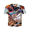 Tela de malla transpirable UNA PIEZA Comic Series 3d Camiseta Luffy Camiseta Mujeres Hombres Niños Niños UNA PIEZA Camiseta de dibujos animados