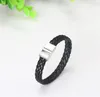 Braided Leather Bracelets Clasp Bracelets Bangles Black/Brown Beautifully Rope Chain Punk Wristband Magnetic bracelet