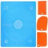 Silicone Baking Mats Non-stick Pastry Mat for Rolling Dough Non-slip BPA-Free with Dough Scraper