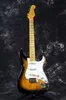 I förbeställning av anpassad butik Limited Edition Eric Johnson Maple Fingerboard 2Color Sunburst Relic Electric Guitars1775921