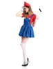 Costume a tema MISSKY Gonna con bretelle da donna Set Performance elegante per Halloween Fancy Dress Ball207w