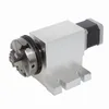 Harmonic Drive Reducer CNC 4th Axis A Axis 42MM Stepper Motor With 65MM 3-Jaw Chuck For CNC Milling Machine 11-50-65