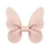 Baby Girl Faux Leather Butterfly Bowknot Barrettes Kids Hair Clips Princess Girls Hair Bows Barrette Girls Children Accessories7258796