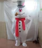 2019 Hot venda um traje adulto boneco mascote gelado o traje do boneco de neve