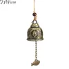 Kiwarm on Sale Buddher Statue Patterue Bell Blessing Feng Shui Wind Chime for Grack Fortune