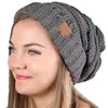 Mode féminine en gros automne et hiver doux chapeau chaud occasionnels bonnets tricotés chapeau en plein air chapeaux bonnets pour dames livraison gratuite