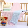 Weiche baumwolle baby handtuch kinder badtowel neugeborenes babywaschlappen sechs schichten gaze waschbar baby kinder badetuch