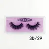 3D Mink Eyelashes Natural Eyelashes Long Eyelash Extensão Faux Falso Olho Olho Ilhas Maquiagem Ferramentas 16Styles RRA1651