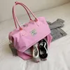 ピンクスガオトートバッグデザイナーショルダーハンドバッグ女性ナイロン素材ダッフルバッグ大容量ハンドバッグ財布6color