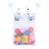 Baby Kids Bathroom Hanging Storage Bag Bathtub Toy Mesh Organizer Holder Mesh Net Basket With 2 Ultra Strong Suction Cup Hooks