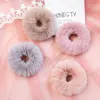 Cute fur women scrunchies fashion girls hair scrunchies princess women hairbands designer hair accessories for women hair ties