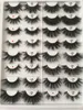 DHL 44 Styles 5D Mink Hair 25mm False Eyelashes Thick Long Messy Cross Eye Lashes Extension Eye Makeup Tools5468195