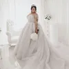 Suknie ślubne plus size ślubne suknie ślubne koronkowe aplikacje tiulowe Trail Train Garden Suknia ślubna Vestido de novia