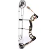 Compound Bow 2 Färg 30-70LBS Bågskytte Förening Bow Set Aluminiumlegering med Bow Tillbehör för utomhusjaktfotografering