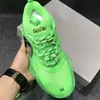 OG New Fashion Triple S Sapatos Paris 17FW Triple-S sapatos de lazer verde escuro