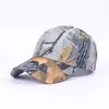 Mannen en vrouwen Snapback Cap Camo Sunshade Paar Honkbal Hoeden Toeristische Vissen Bal Hoeden voor het beklimmen van Camping Apparatuur 4 Kleuren ZZA1044 Sea Shipping