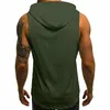 Nya mode Gym Brand Singlet Canotte Bodybuilding Stringer Tank Top Men Fitness Vest Muscle Guys ärmlös