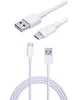 Tipo c V8 Cable micro USB 1 m 3 pies OD 3.0 Cables de cargador con escudo de lámina gruesa Cable para Samsung s6 s8 s9 s10 HTC Huawei P 7 8 Xiaomi teléfono Android