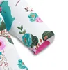 Neonate pagliaccetti coniglietto fiore stampato tute per bambini ragazze maniche lunghe pagliaccetto vestiti da arrampicata per bambini INS abbigliamento boutique per bambini DHW2342