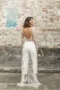 2020 Nya vintage Jumpsuit Party aftonklänningar med overskirt byxor Arabiska dubai lnng ärmar rygglös formell klänning fotlängd o7606927