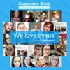 Monture de lunettes de mode en gros-Cyxus pour hommes / femmes Lunettes unisexes Rengle Noir -8084