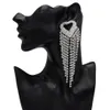 New fashionable fashionable female love ear act the role ofing tassel w pendant women's fashion earrings head ornaments Pendant Jewelry Gift