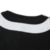 الصيف T قميص النجم المزدوج المحملة عالية الجودة رسالة عرضي طباعة كم قصير الرجال السود المصمم T تيز قميص حجم S-XXL