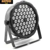 LED PAR LIGHT 54X3W DJ PAR LED 54 * 3W-lampor R12, G18, B18, W6 Tvätt Disco Light DMX Controller Effekt för små Paty KTV