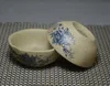 Taza de té de loto de cerámica gruesa, vajilla de porcelana de peonía pintada a mano, tazas de té para taza de cerámica puer Oolong