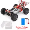 Wltoys 144001 114 24G Багги 4WD Высокоскоростные модели автомобилей 60 км/ч Racing 550 Motor RC OffRoad Car RTR Y2003175243474