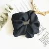 اكسسوارات للشعر الأقواس الكبيرة scrunchies الحرير ذيل حصان حامل عصابات مطاطا bowknot علاقات scrunchy