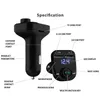 FM Sändare Aux Modulator Wireless Bluetooth Handsfree Car Kit Car Audio Mp3 Spelare med 3.1A Snabbladdning Dual USB Car Charger