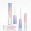 Leere Lip Gloss Rohr Rosa Blaue Gradient Lip Glaze Tube DIY Lippenstift Kosmetische Verpackungsbehälter 50pcs / lot Heiß