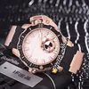 46mm Maxi Marine Diver 3203-500LE-3/93-Hammer Black Dial Automatic Mens Horloge Rose Gold Case Rubber Strap Sport Horloges HWUN HELLO_WATCH