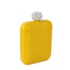 Aço inoxidável 6 oz Jug portátil de bolso Hip Flask Mini Cor Vinho Ladies Garrafa Diamante frete grátis A03