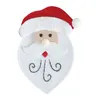 WS 0210 Santa Claus Snowman Rendier met Pocket Party Christmas Table Decoration Servies