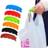 1pc Silikon Shopping Bag Korg Carrier Livsmedelshållare Handtag Bekvämt Grepp Populär Bär Shopping Korg Bekvämt Grepp